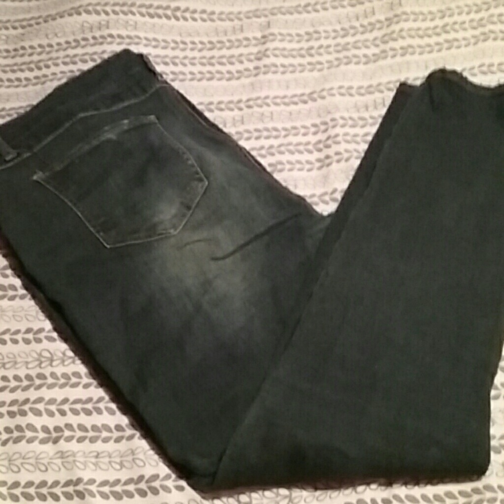 Distressed jeans
